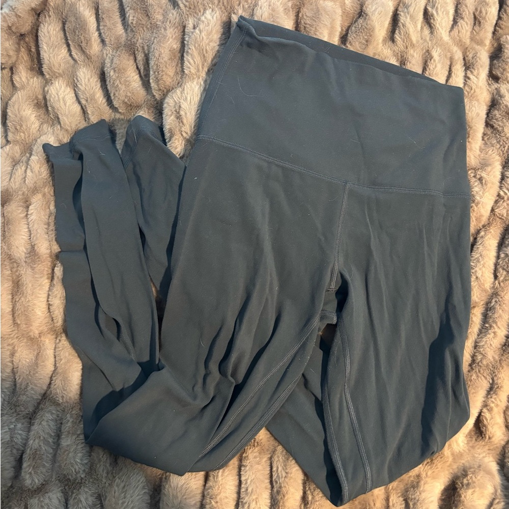 Lululemon Dark Grey High-Waisted Leggings